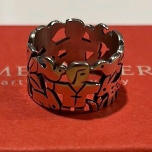 James Avery Retired St Francis Ring size 7.5